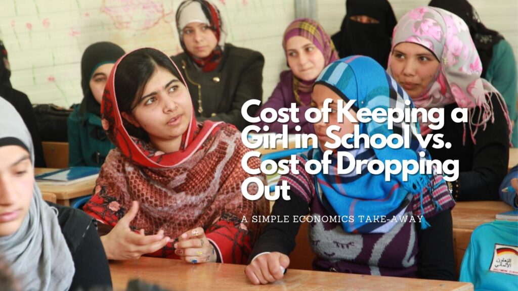 Cost of Keeping a Girl in School vs. Cost of Dropping Out